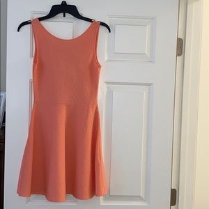 Coral summer dress